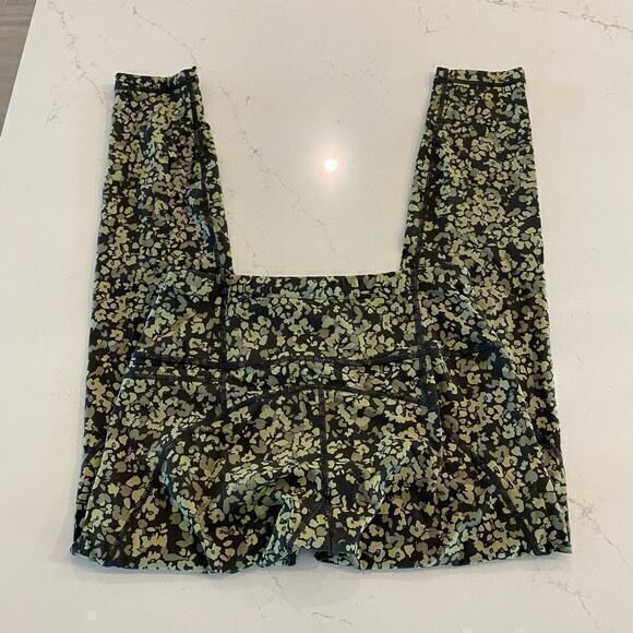 Sweaty Betty Power 7/8 Length Leggings Green Floral Size XS - Picture 2 of 10